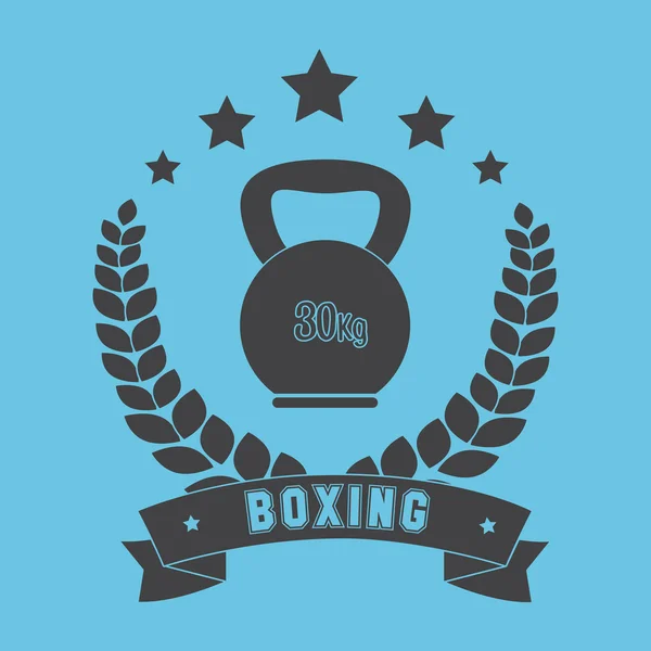 Boxeo deporte diseño — Archivo Imágenes Vectoriales