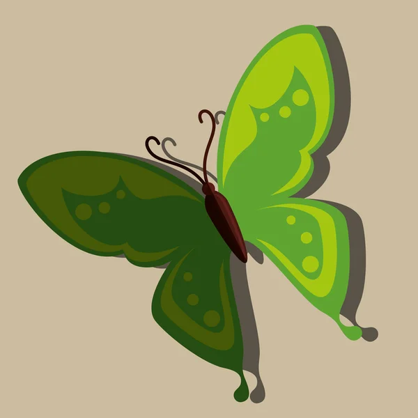 Hermoso diseño de mariposa — Vector de stock