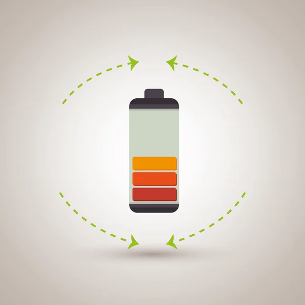 Conception de puissance de batterie — Image vectorielle