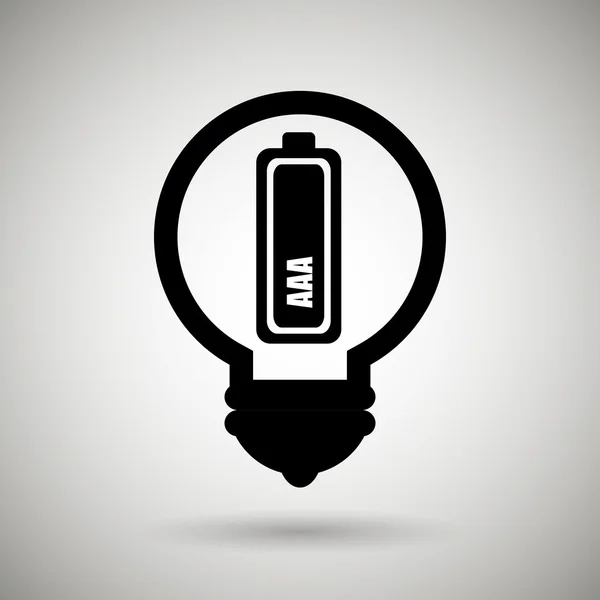 バッテリー電源設計 — ストックベクタ