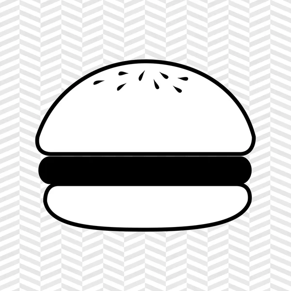 Delicious burger  design — Stock Vector