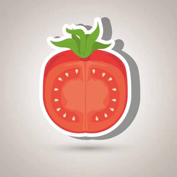 Desain ikon sayuran - Stok Vektor
