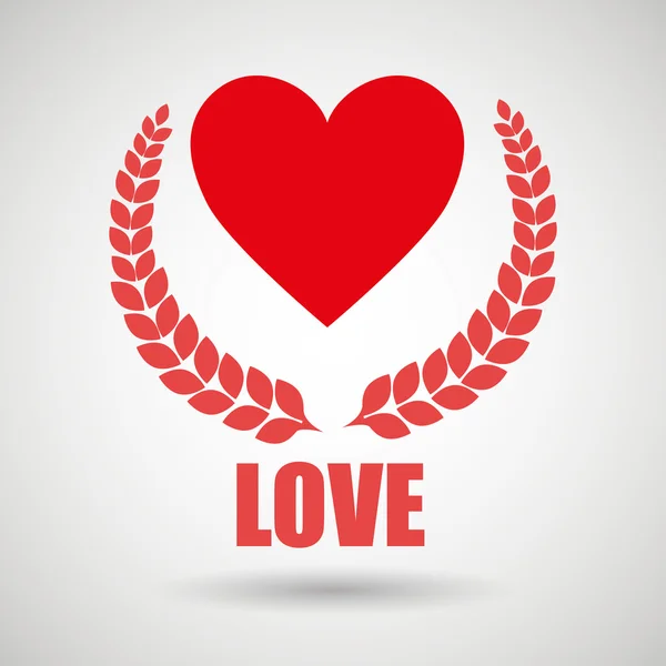 Серці любов дизайн — стоковий вектор