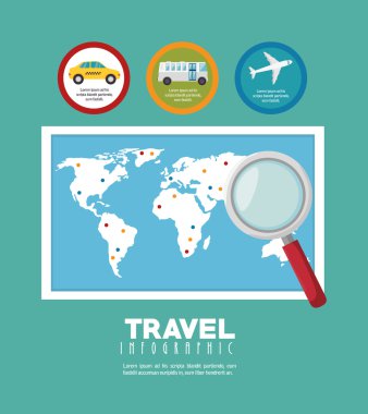 seyahat infographics tasarım