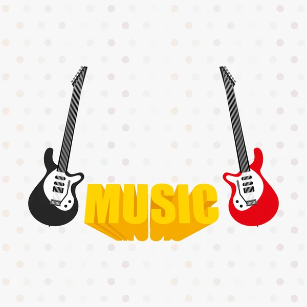 Music lifestyle design — Stock Vector