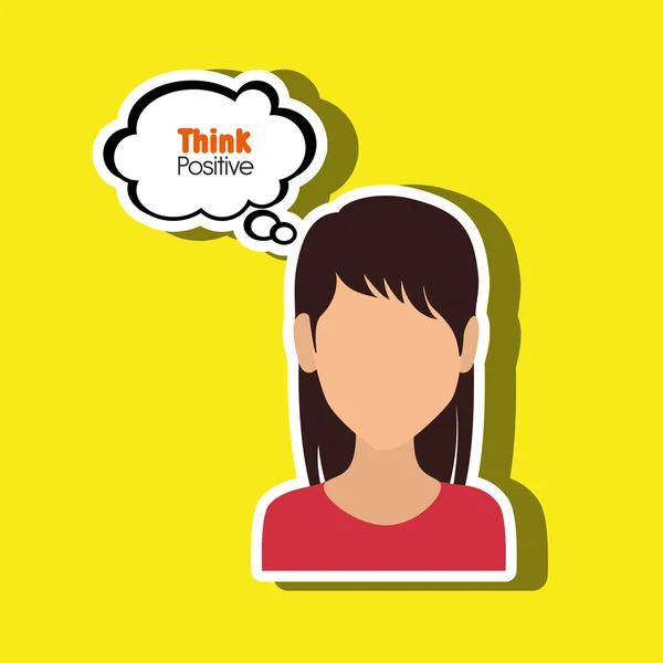 People thinking design — Stock Vector