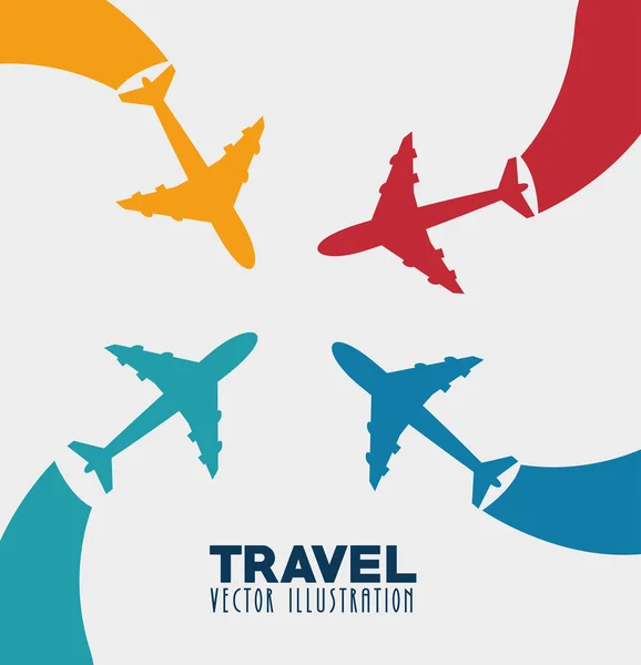 Travel concept design — Stock Vector