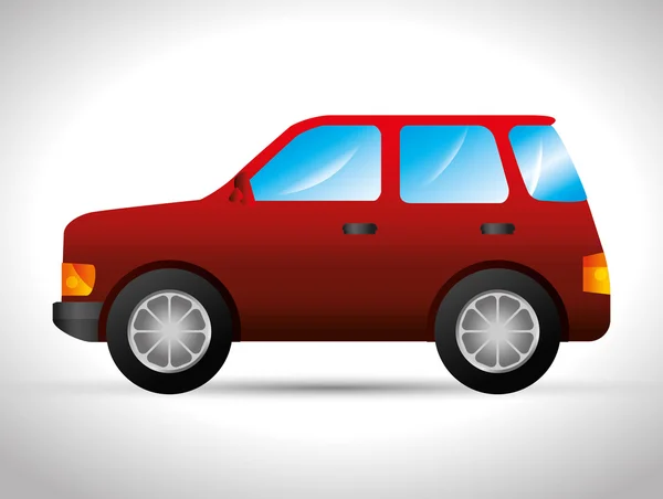 Diseño de coches clásicos — Vector de stock