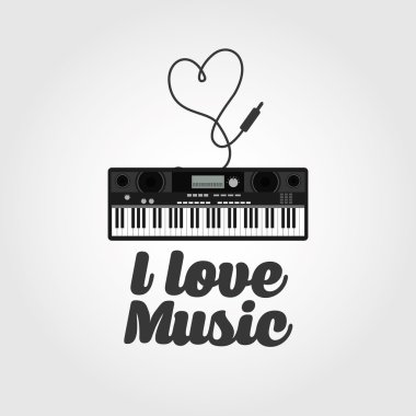 Müzik yaşam tarzı tasarım