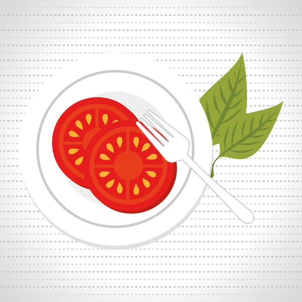 健康的な食デザイン — ストックベクタ