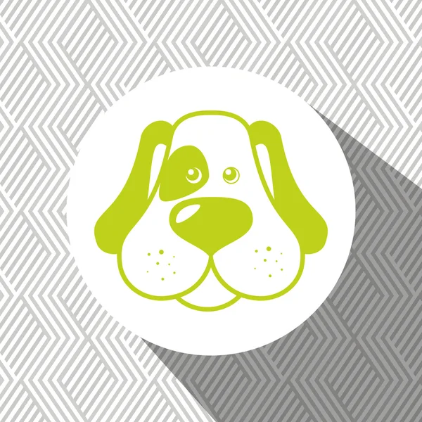 Lindo mascotas diseño — Vector de stock