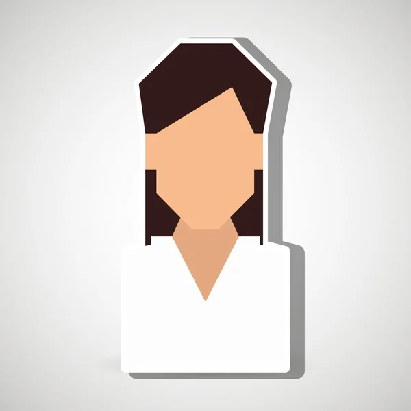 Personalitate avatar design — Vector de stoc