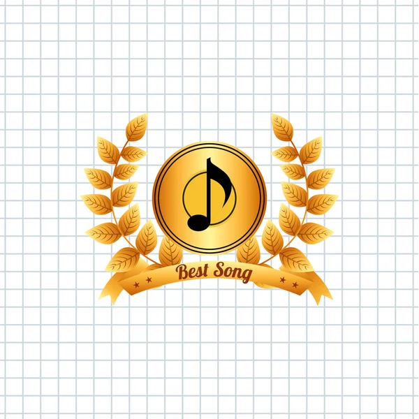 Music Awards design — Stock Vector