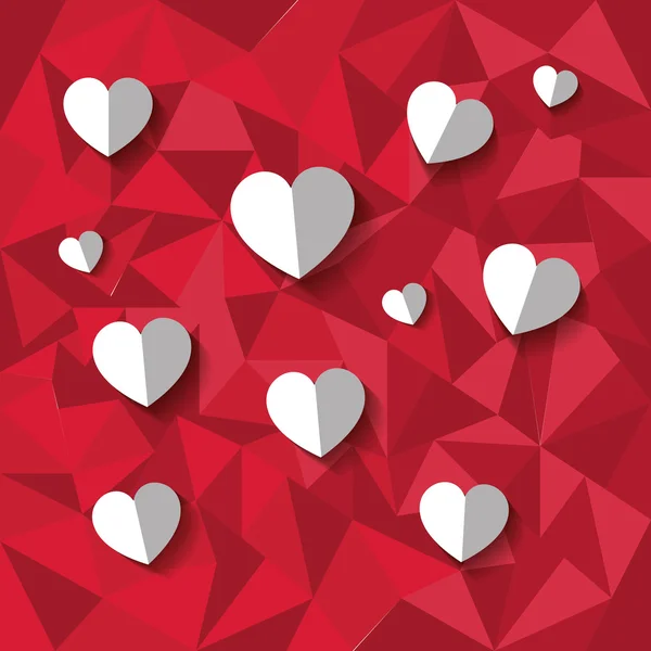 Corazón amor diseño — Vector de stock