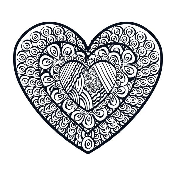 Coeur amour design — Image vectorielle