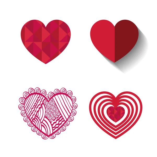 Coeur amour design — Image vectorielle