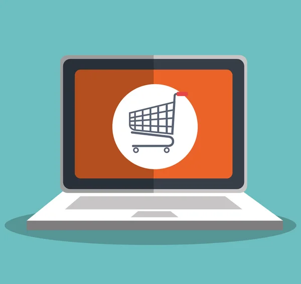 Alışveriş online tasarım — Stok Vektör