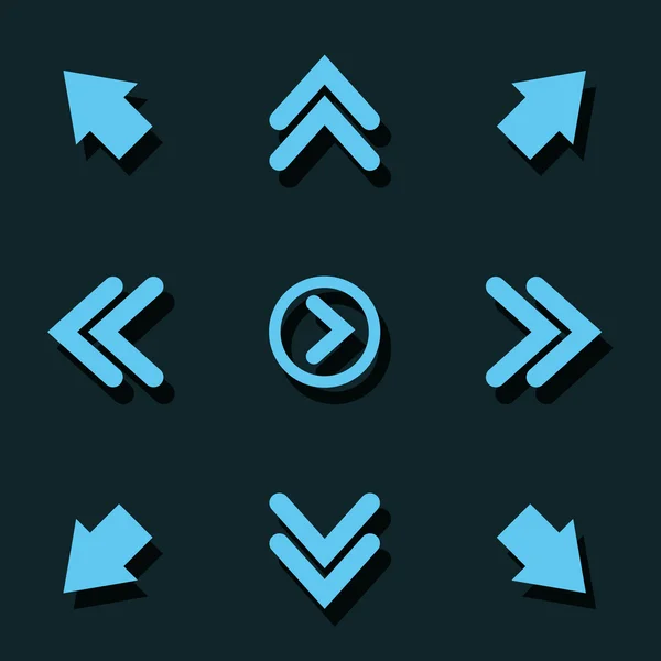 Flèche signe design — Image vectorielle