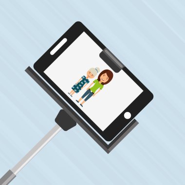 monopod tasarımı ile selfie