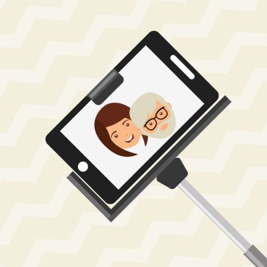 monopod tasarımı ile selfie