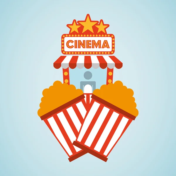 Diseño de entretenimiento filmado — Vector de stock