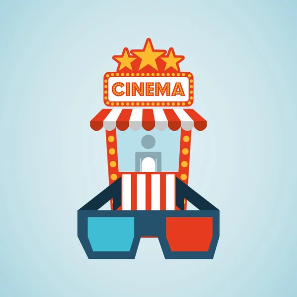 Filmového zábavního průmyslu design — Stockový vektor