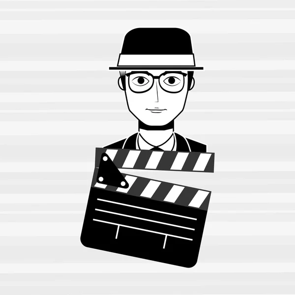 Diseño de entretenimiento filmado — Archivo Imágenes Vectoriales