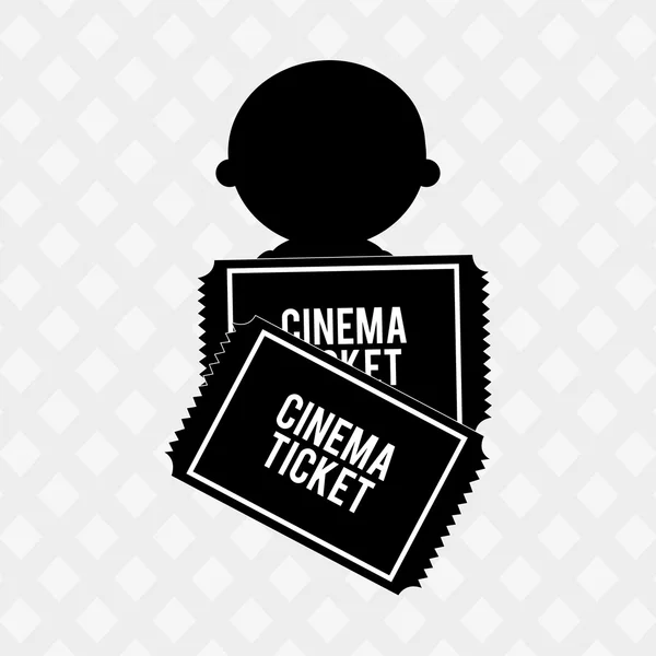 Diseño de entretenimiento filmado — Vector de stock