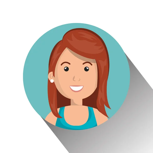 Diseño de persona avatar — Vector de stock