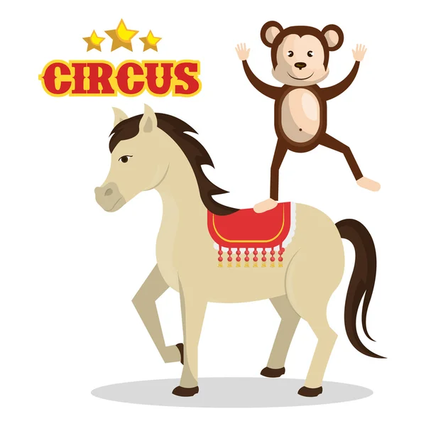 Circus Toon ontwerp — Stockvector
