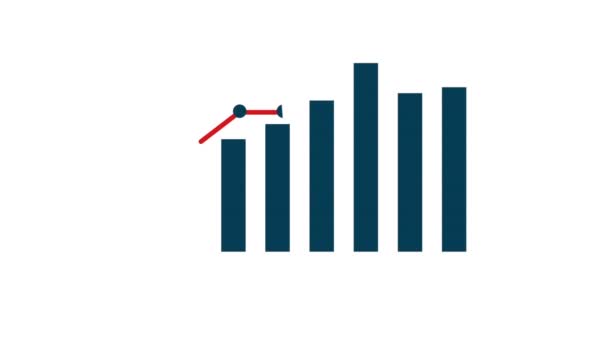 Design de data center, animação de vídeo — Vídeo de Stock