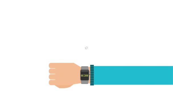 Design de tecnologia wearable — Vídeo de Stock