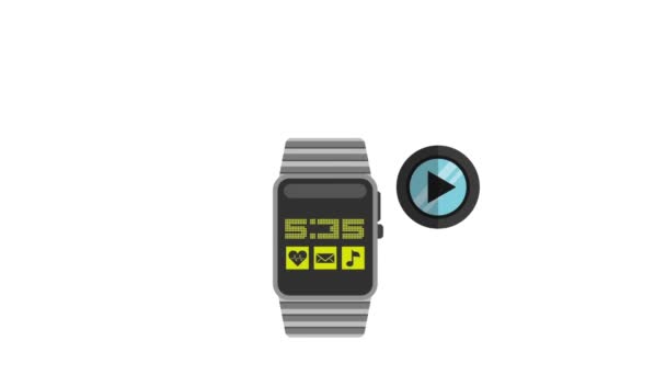 Design de tecnologia wearable — Vídeo de Stock