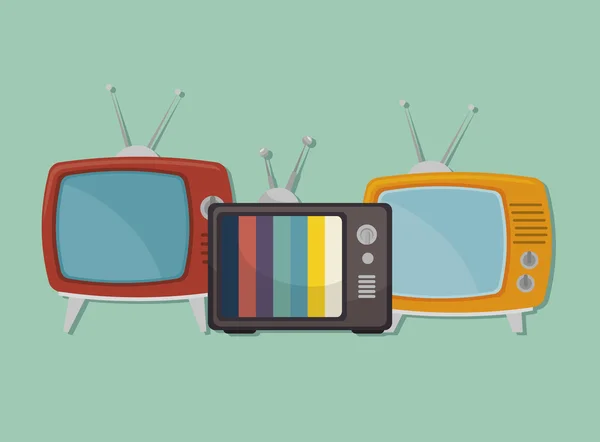 Conception de divertissement TV — Image vectorielle