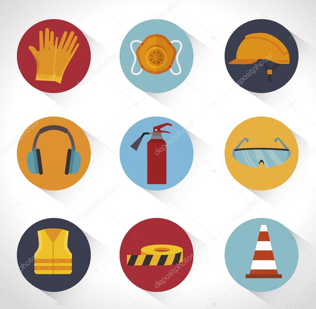 Safety equipment design Stock Vector Image by ©yupiramos 110915020