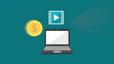 Teknoloji simgesi tasarım 