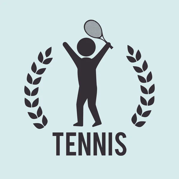 Tenis tasarım oyna — Stok Vektör