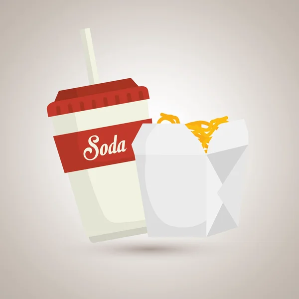 Fast-food ontwerp — Stockvector