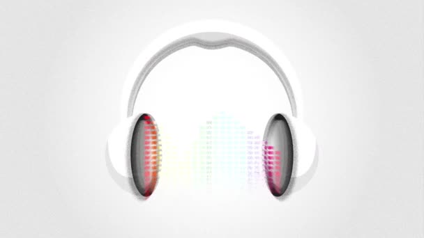 Diseño de icono de audio — Vídeos de Stock