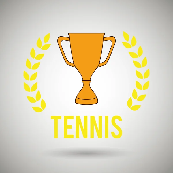 Jugar tenis diseño — Archivo Imágenes Vectoriales