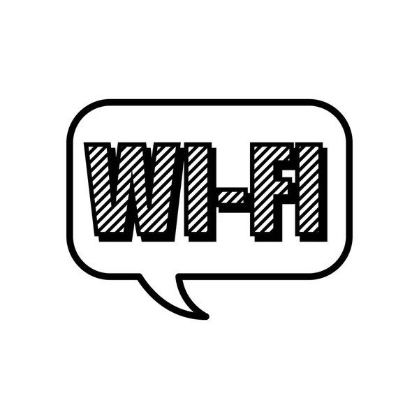 WiFi bağlantı tasarım — Stok Vektör