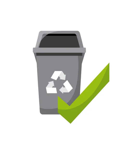 Recycling von Abfällen — Stockvektor