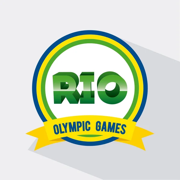 Spiele rio design — Stockvektor