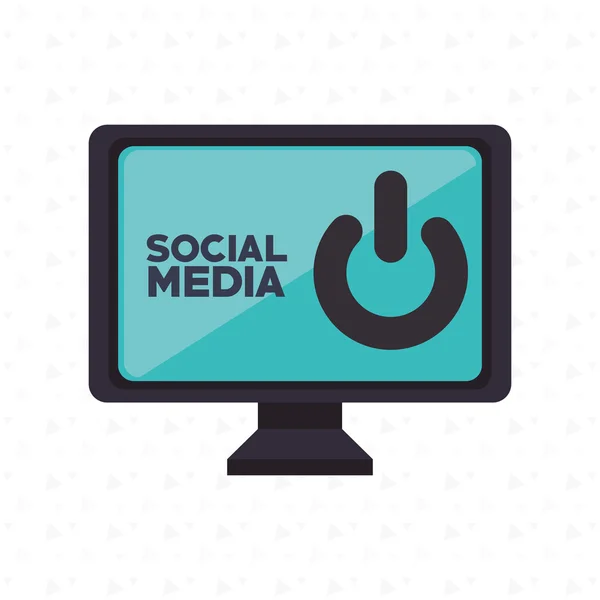 Sociale media ontwerp — Stockvector