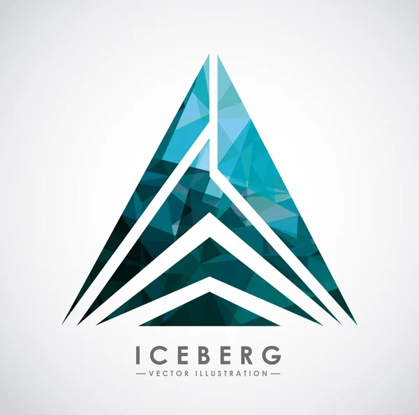 Ледник айсберга — стоковый вектор