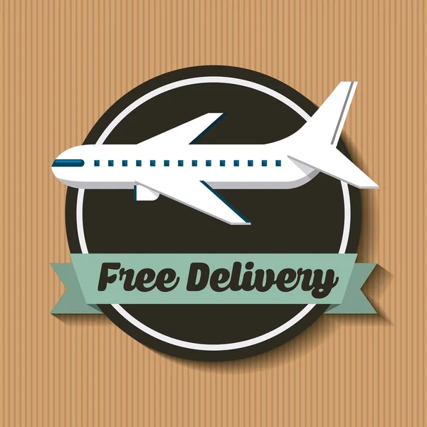 Delivery service design — Stock Vector