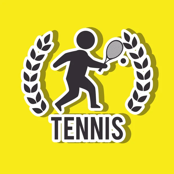 Jogar design de tênis —  Vetores de Stock