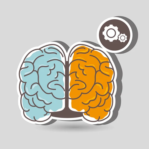 Brain storming design — Stock Vector