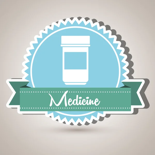 Medicina concepto diseño — Vector de stock