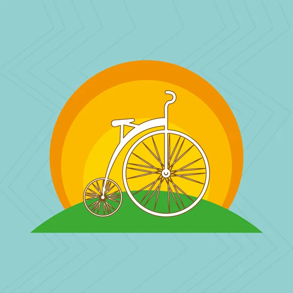 Spor bisiklet tasarım — Stok Vektör